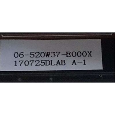 CONTROL PARA TV FANCO / NUMERO DE PARTE 06-520W37-B000X / 57-894190-0HA / 170725DLAB A-1 / 170730DLAA A-1 - Imagen 3